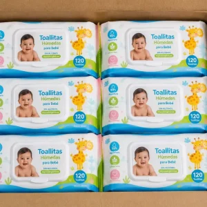Organic Baby Wipes Biodegradable Soft Texture Baby Wipes Aloe Vera Pure Water Hypoallergenic Nonwoven Fabric Eco Friendly