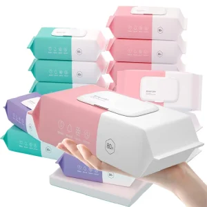 Organic Bamboo Intimate Feminine Cleansing Wipes Flushable PH Balanced Natural Unscented Wet Wipes Private Label OEM