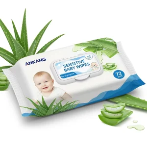 Organic Eco Friendly Disposable Wet Wipes Cleansing Tissues for Baby
