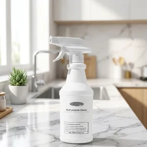 Organic Plant Multi Purpose Eco Friendly Liquid Cleaner with Lemon Fragrance 500ml for Kitchen Bathroom Oil Grease Removal