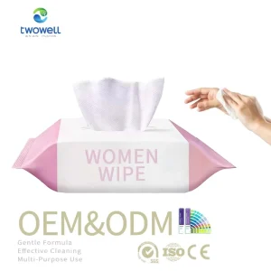 Organic Woman Vaginal Wet Wipes Feminine Care Flushable Intimate Wipes