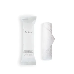 Oshibori Moist Cotton Wipes Degradable Wet Towel for Face Refreshment Eco Friendly Cleansing Wipes