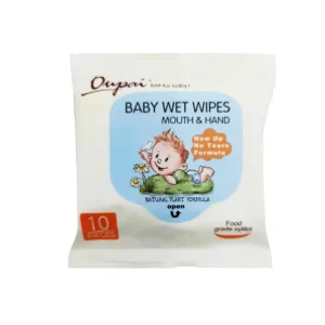 Oupai 10 Pcs Eco Friendly Super Soft Cleansing Baby Wet Wipes with Pure Water in China