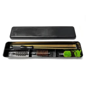 Outdoor Hunting 12 Gauge Gun Aluminum Cleaning Kit Bore Gun Cleaning Rod Brushes