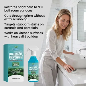 Oxalic Acid Stain Cleaner Tile Cleaner Removes Stains Oil Stains and Rust Suitable for Cleaning Kitchen and Bathroom Tiles