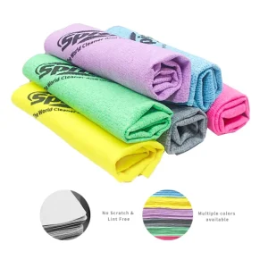 PVA Microfiber Chamois Towel Fast Absorbency Reusable Soft Cloth for Auto Detailing Home Glass and Table Wiping
