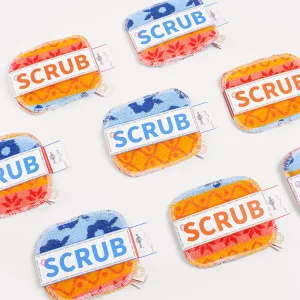 Paperless Kitchen Scrubbing Sponge Scour Pads Reusable and Recyclable Eco-friendly Non-scratch Long Lasting for Cleaning