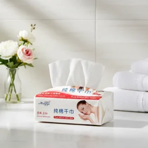 Patented Pure Cotton Disposable Face Cleansing Cloth Makeup Removal Eco Friendly Biodegradable Dry/Wet Dual Use for Salon Home