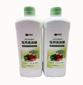 Peony Root Bark Extract Dish Detergent Gentle Hands Fast Grease Removal Rinse Free No Residue Fruit Vegetable Cleaner Powder