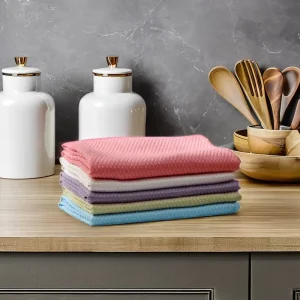 Personalized Kitchen Cleaning Microfiber Cloths Multi-Purpose Thick Towels for Fast Drying Dish Towels