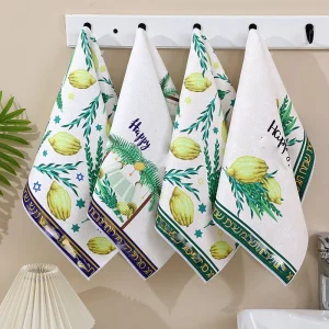 Pineapple Waffle Kitchen Towel Superfine Fiber Quick-drying Thickened Digital Printing Kitchen & Household Tea Towel