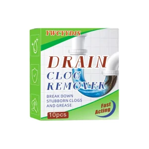 Pipe Cleaning Descaling Effervescent Tablets Solid Kitchen Drain Decontamination Odor Removal Unclogging Agent