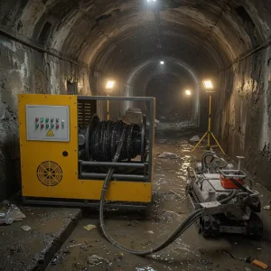 Pipe Inspection Dredging Robot Integrated Observation and Dredging Precise Pipe Sediment Removal