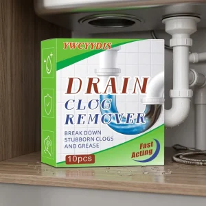Pipe Unclog Effervescent Tablet for Toilet Floor Drain Kitchen Drain Clog Deodorant