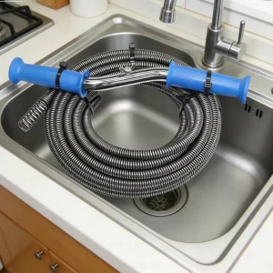 Pipeline Unclogger Cleaning Tool Spring Tube for Household Kitchen Sink Drains Sewer Cleaner Spiral Type