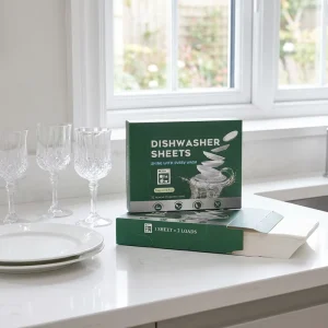 Plant Based Dishwashing Detergent Sheets Dishwasher Tablets