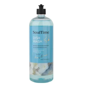 Plastic Bottle Detergent 980ml Dish Wash Dishwashing Liquid With Wild Rose and Aloe Vera
