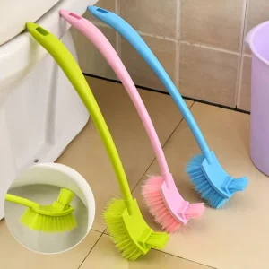 Plastic Curved Long Handle Toilet Brush Toilet Cleaning Multi purpose Brush