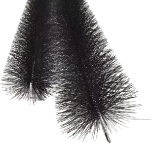 Plastic Eco Friendly Gutter Leaf Guard Roller Brush Nylon Brush Stainless Steel Handle Prevents Leaves Debris Clogging Roof Rain