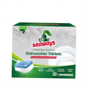 Plastic-Free Eco-Friendly Disposable Solid Dishwasher Detergent Tablets