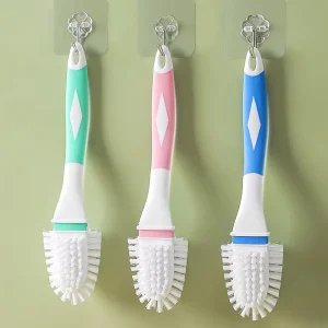 Plastic Handle Laundry Clothes Shoes Cleaning Scrubbing Brush