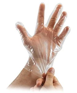 Plastic Household Food Grade Oil Proof Thicken PE Disposable Gloves