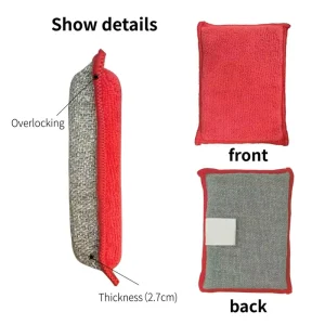 Polyester Kitchen Scouring Pad Oil Absorbent Sponge Mat Sustainable Anti Ultraviolet Washing