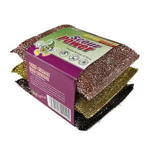Polyester Sponge Scouring Pads Kitchen Cleaning Stainless Steel Wire Kitchen Sponges Scouring Pad