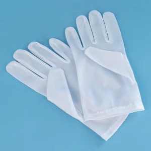 Polyester White Gloves Dustproof Inspection Gloves for Jewelry Coin SPA Manicure Smooth Anti Fingerprint Work Etiquette Gloves