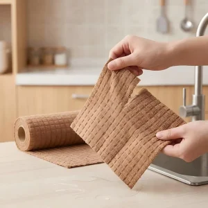 Polyester Woven Quick Dry Tear-away Kitchen Towels for Dishwashing and Home Cleaning