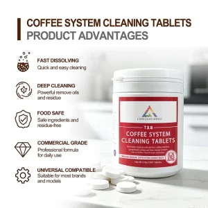 Popular Coffee Machine Cleaner Fast Dissolving Coffee Machine Cleaning Tablets