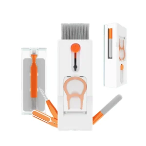 Portable 10 in 1 Plastic Eco-Friendly Nylon Brush Lightweight Electronics Cleaner Kit for Keyboard Computer Tablet Mobile Screen