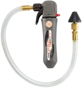 Portable 16g Threaded Drain Gun 30cm Flexible Hose Plastic AC Condensate Line Cleaner 30-50