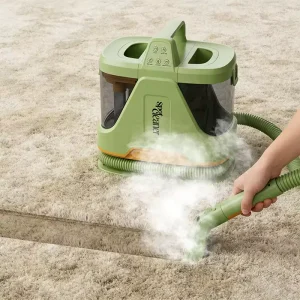 Portable 1700W Carpet Upholstery Cleaner Machine Steam Cleaner Deep Spot Extractor Washer for Couch Sofa Car Seat Fabric