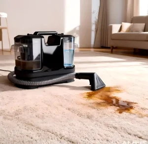 Portable 500W Max Power 18kPa Eco Friendly Carpet Cleaner Machine Low Noise Wet Dry Electric Deep Cleaning Hotel Household Use