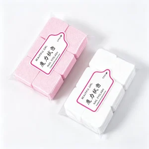 Portable Absorbent Nail Wipes Double Sided Manicure Cotton Pads Nail Polish Remover Makeup Cleansing Towel