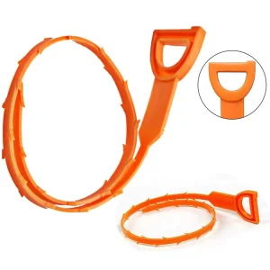 Portable Drain Cleaner Snake Hair Clog Remover Cleaning Tool Drain Snake