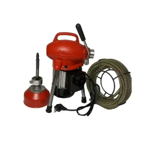 Portable Electric Drain Snake Professional Toilet and Sewer Clog Remover Tool