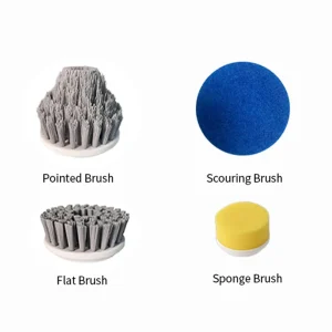 Portable Handheld Cleaning Brush Head Accessories Multiple Types Replaceable Microfiber Fabrics for Household and Toilet Use