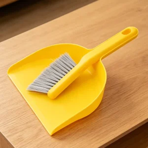 Portable Lightweight Cleaning Brush Set for Mini Dustpan and Crevice Cleanup