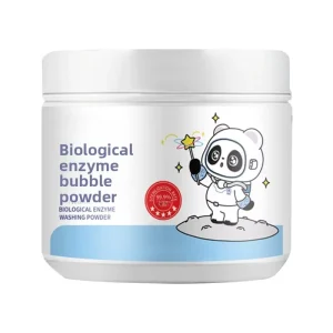 Portable Powerful Oxygen Active Bio Enzyme Bubble Powder Bioactive Laundry Soaker for Deep Stain Bleaching Removal for Apparels