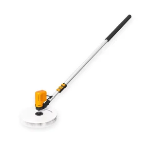 Portable Rotating Telescopic Aluminium Alloy High Power Solar Panel Cleaning Brush Nylon Yarn Dry Water Cleaning 24V 10AH
