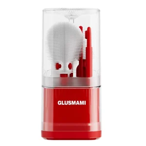 Portable Silicone & PP Bottle Cleaning Brush Set for Cleaning Baby Bottles Nipples Straws