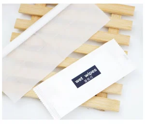 Portable Single Piece Disposable Pure Water Nonwoven Biodegradable Wet Wipes for Restaurant and Hotel Cleansing Wipes