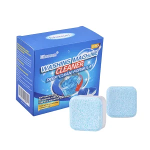 Portable Washing Machine Cleaner Tablets Effervescent Type Deodorize Deep Clean for Home Laundry Appliance