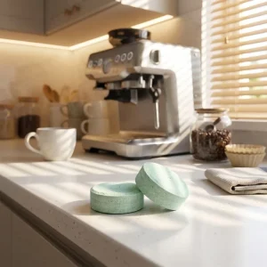 Powerful Disposable Coffee Machine Descaling Cleaner Solid Effervescent Tablets for Coffee Machine Cleaning