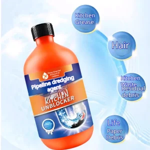 Powerful Drain Cleaner Clog Remover for Toilet Kitchen Sink Sewage Pipe Anti Clogging