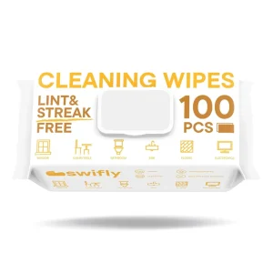 Powerful Oil Removal Kitchen Cleaning Wipes 100pcs Home Use Dish Cleansing Wipes with Custom Scent