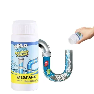 Powerful Pipe Dredging Agent Sink Drain Cleaner Powder 50% 80% Active Ingredient for Kitchen Toilet Clogging Household Cleaning