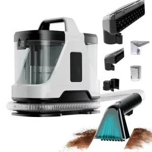 Powerful Suction Carpet Cleaner Portable Spot Cleaner Machine for Upholstery Sofa Tiles Floor Curtains with Specialty Tools